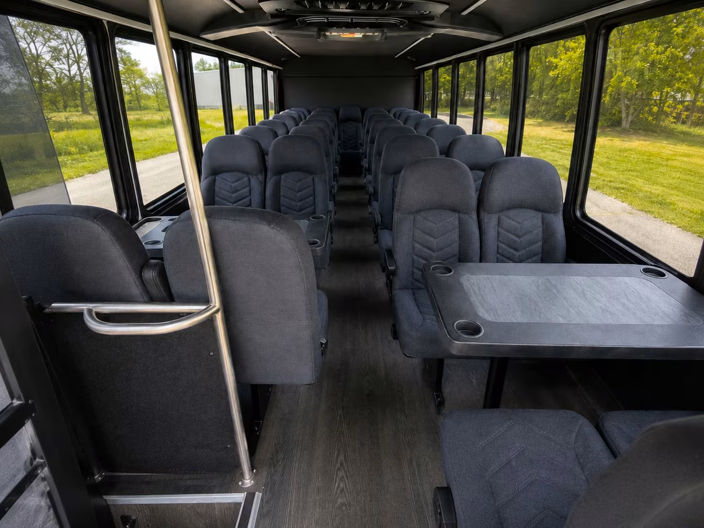 18 passenger minibus interior