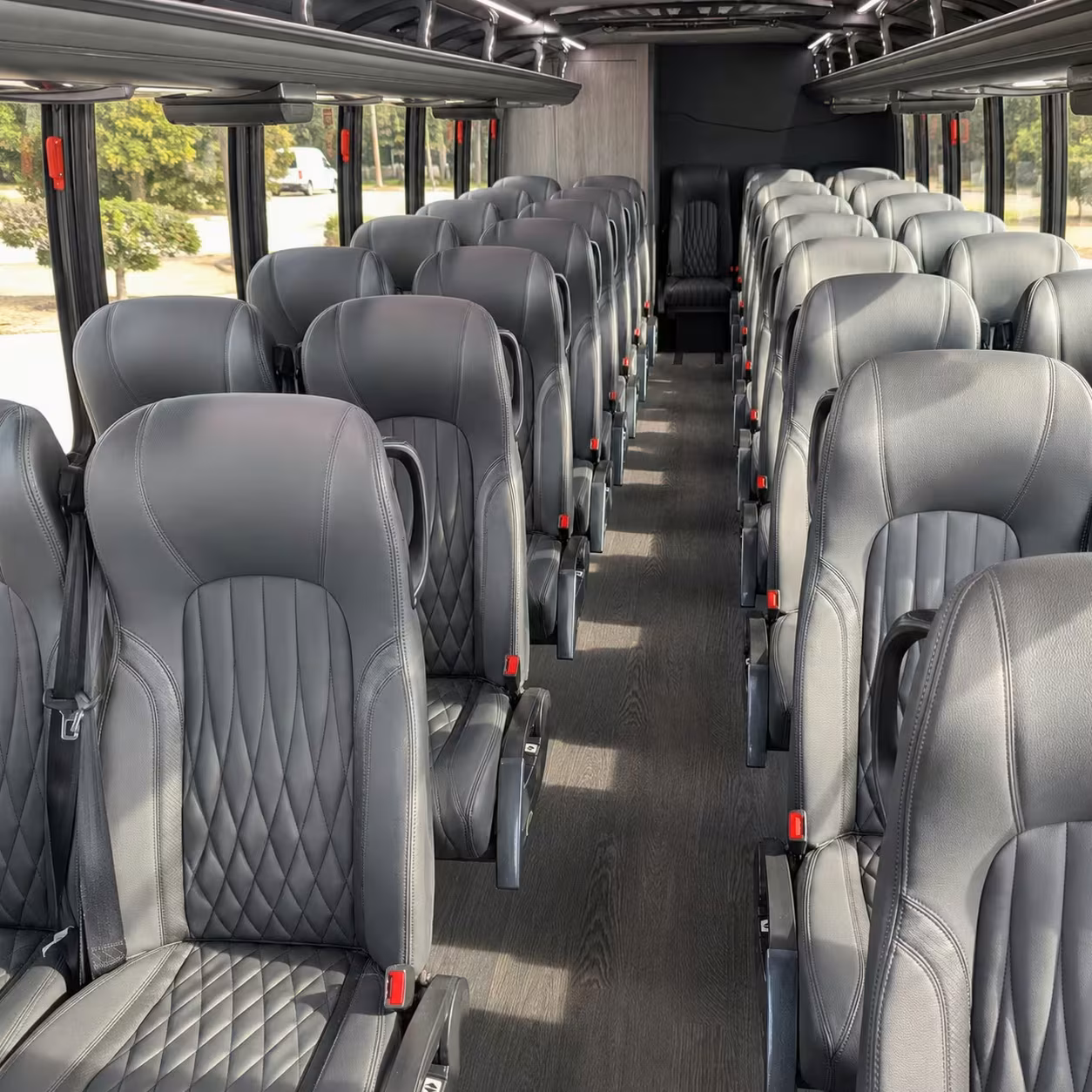 28 passenger minibus interior