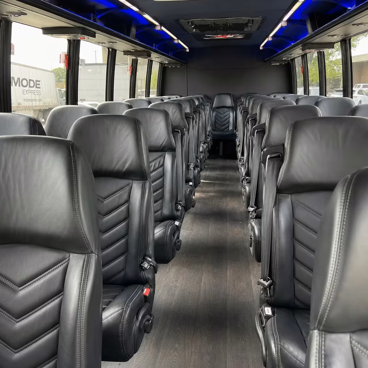 30 passenger minibus inside