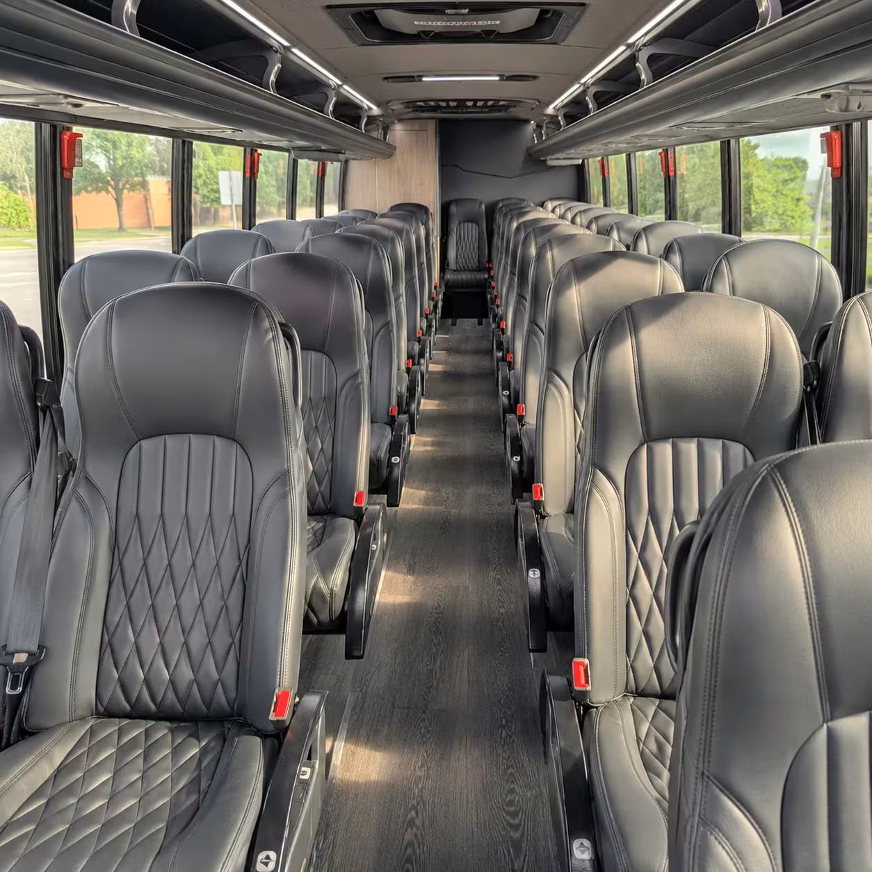 35 passenger minibus interior