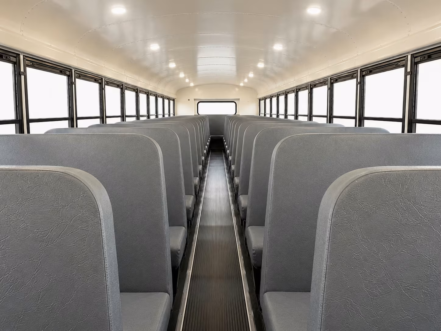school bus interior
