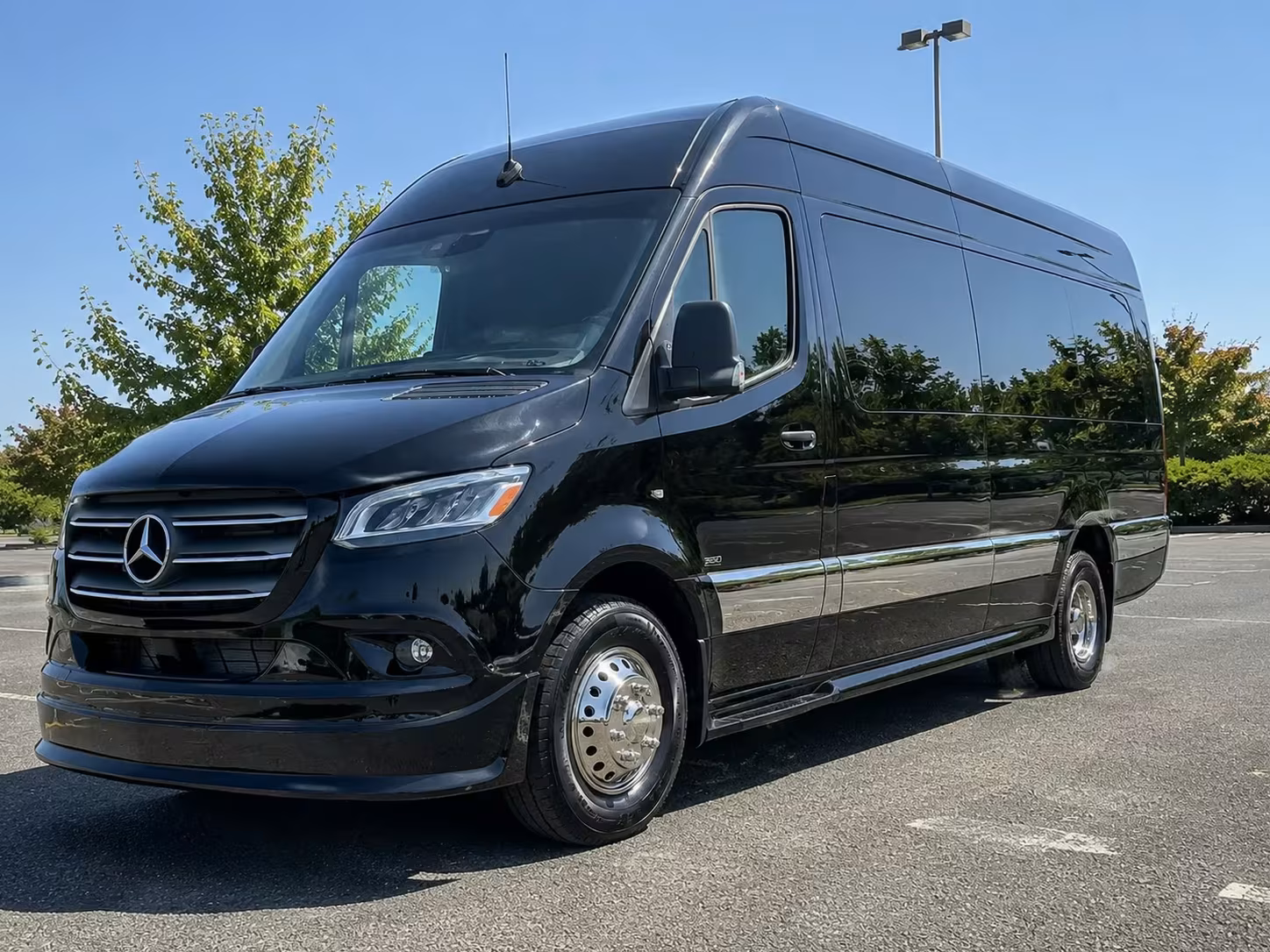 sprinter van with driver