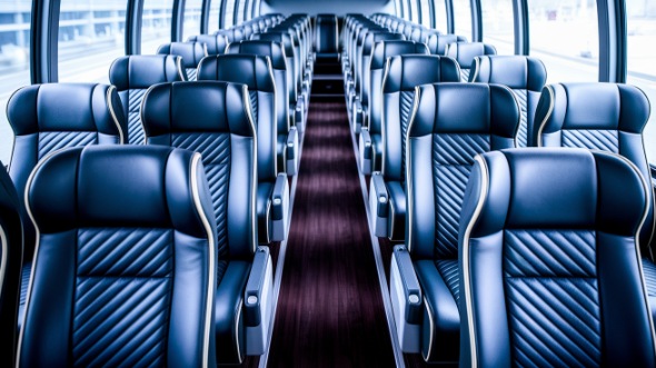 pawtucket 56 passenger charter bus inside