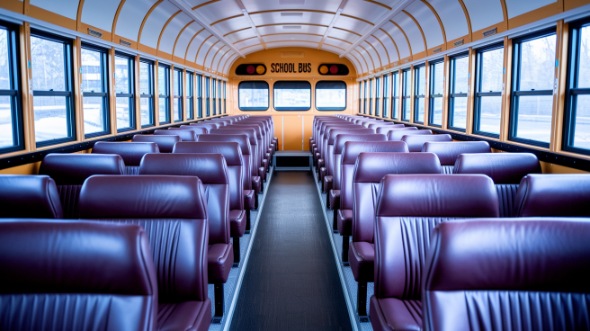 school bus rental interior pawtucket